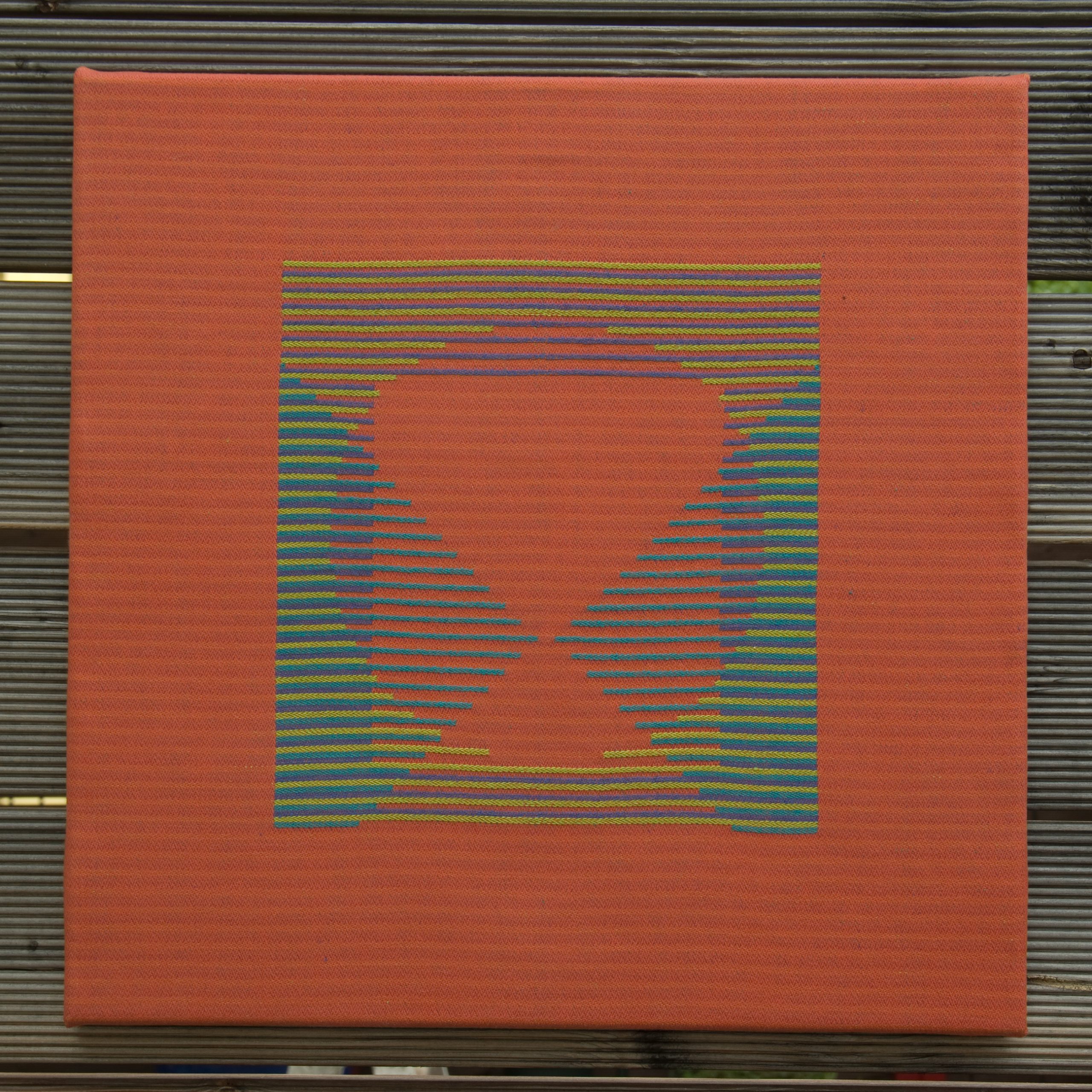 Textiles Bild – Dreieck, Quadrat, Kreis 1